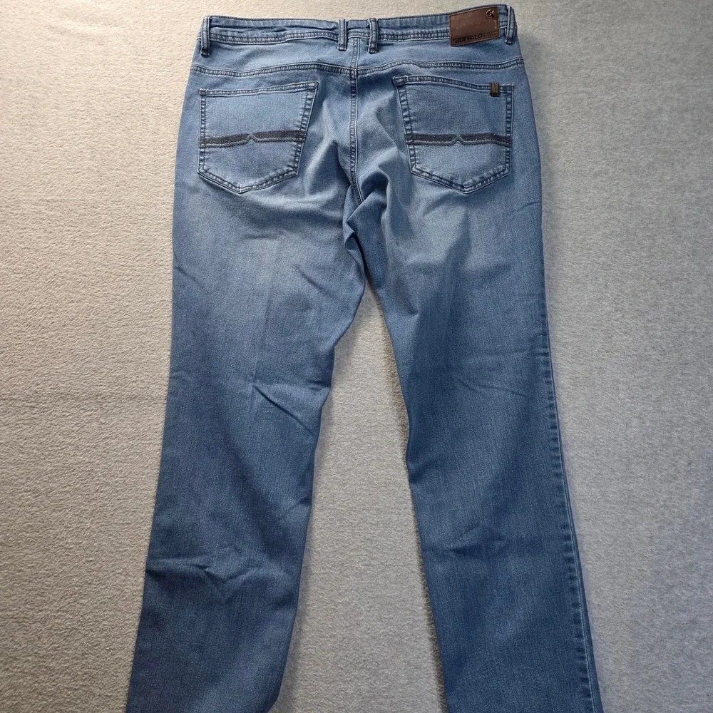 Buffalo David Bitton Axel Slim‎ Stretch Jeans Mens 38x32 Medium Wash Blue Denim